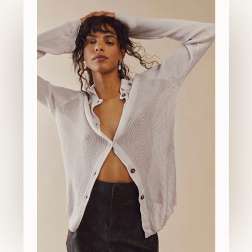 NWT Free People H2O Polo Cardi